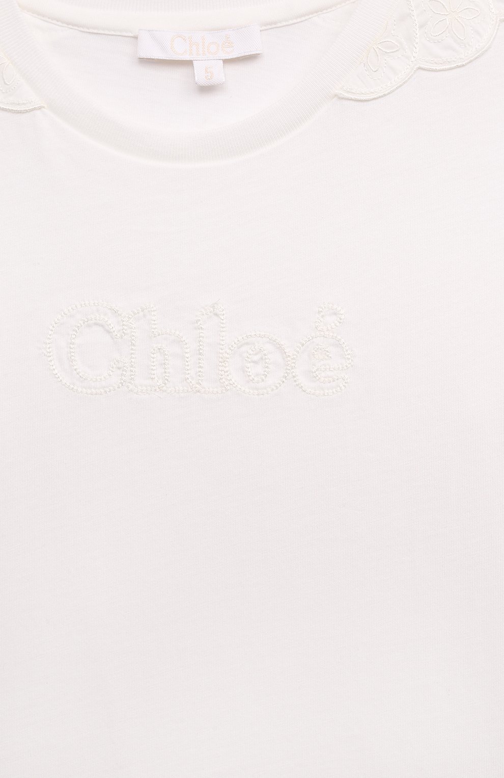 Хлопковый лонгслив CHLOÉ, арт. C20249, фото 3