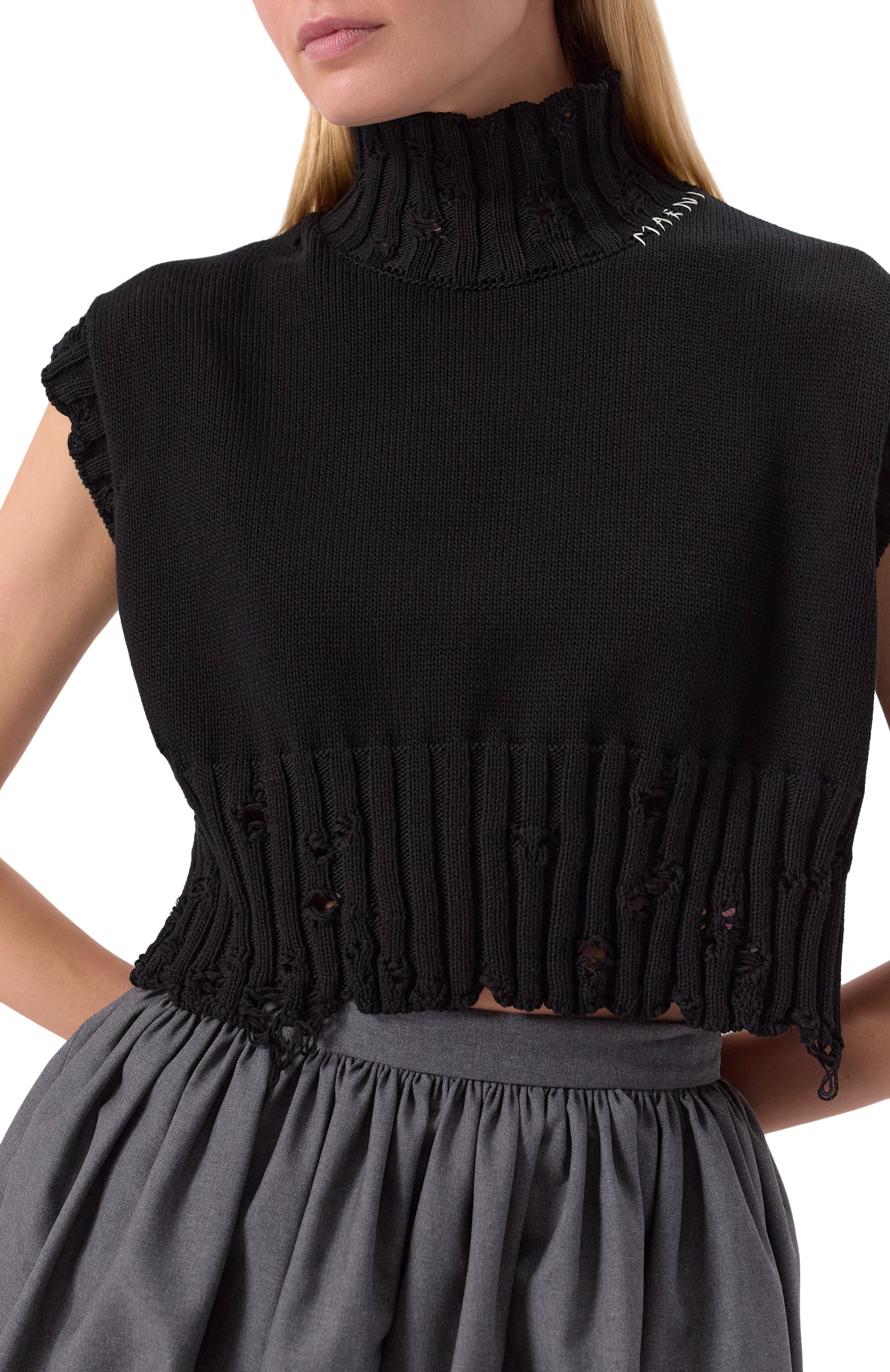 Хлопковый жилет MARNI, арт. DVMD0140A0/UFC652, фото 5