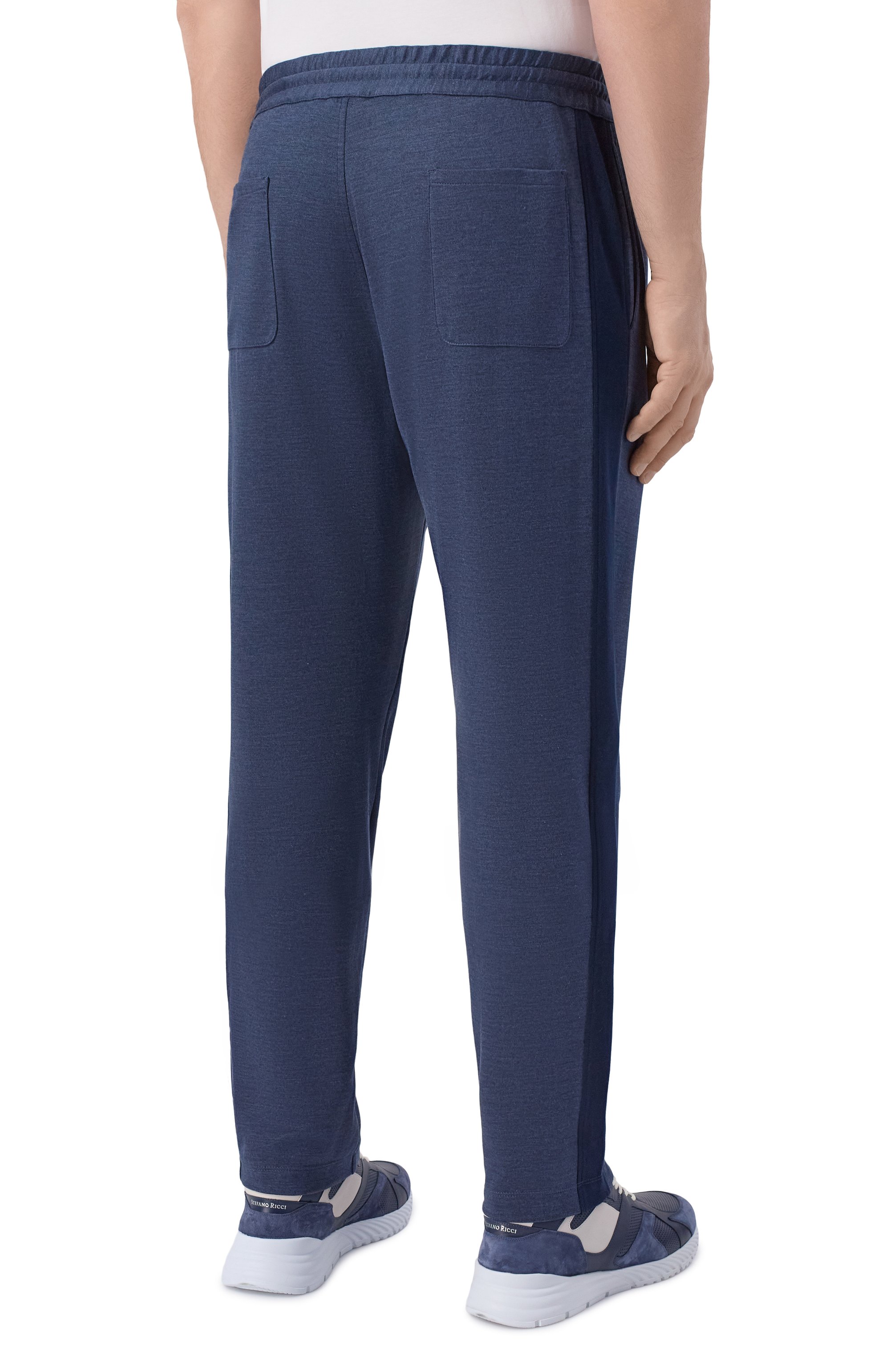 Брюки из хлопка и шелка CORTIGIANI, арт. 4AF621, фото 4