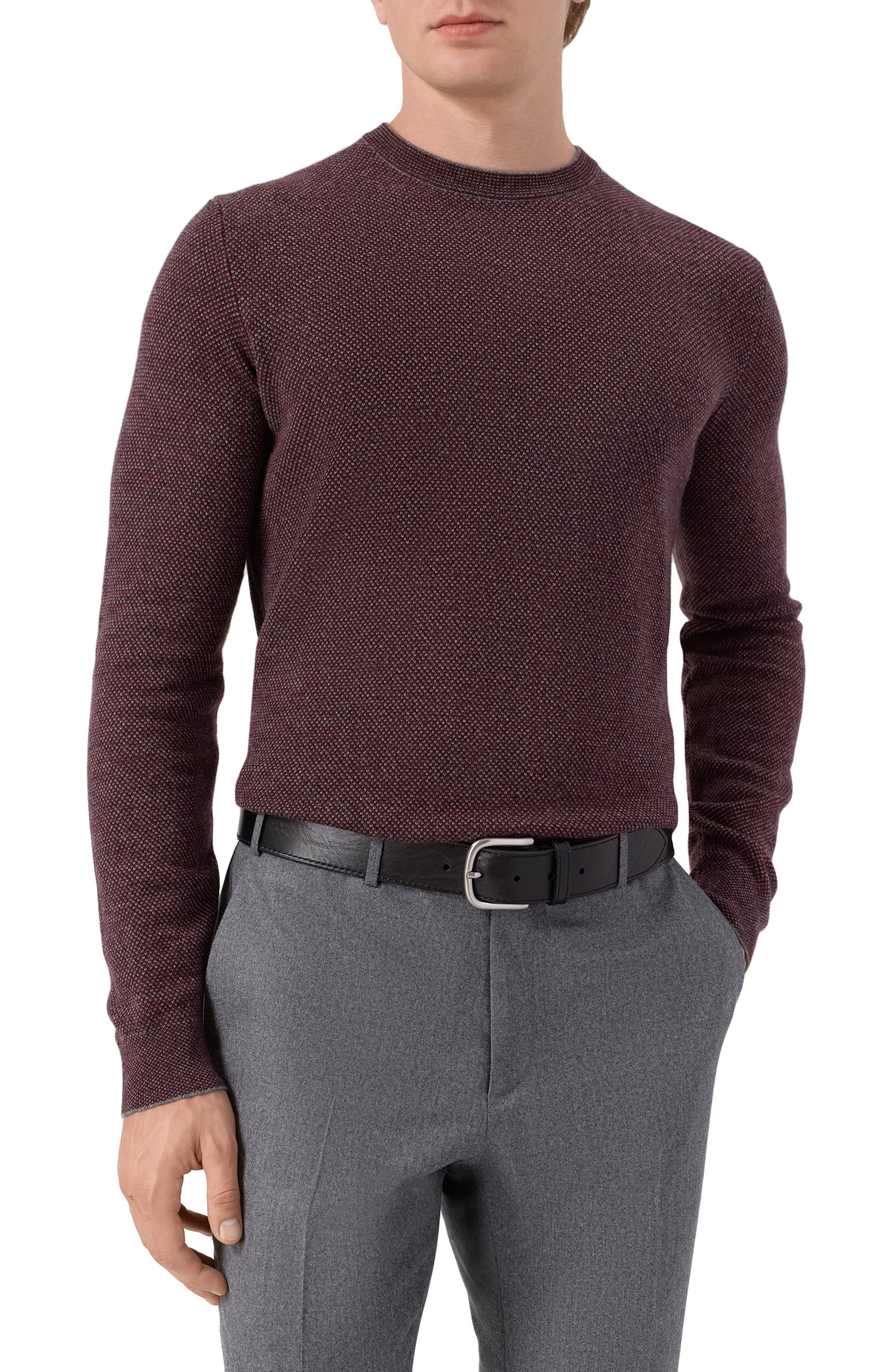 Кожаный ремень CORNELIANI, арт. 26V319-2620815, фото 2