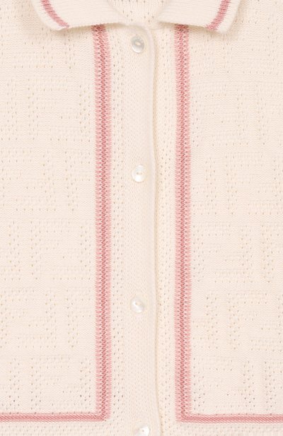 Хлопковый кардиган FENDI, арт. JFG259/AJ8T/3A-6A, фото 3