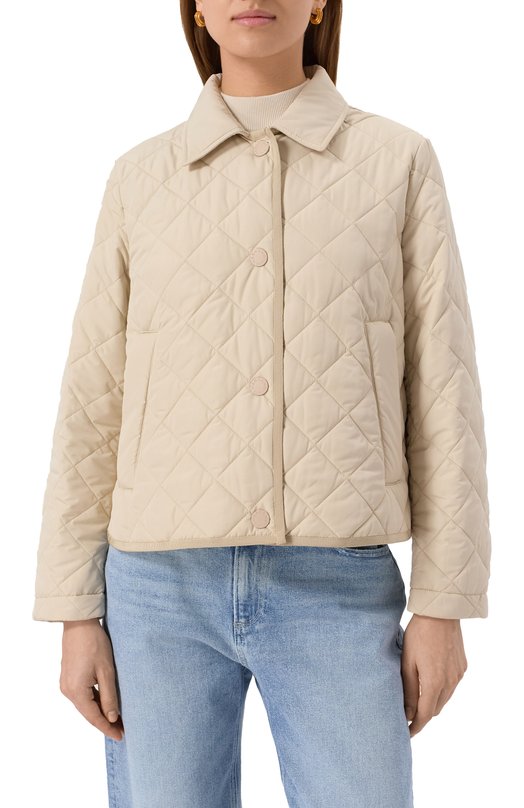 Утепленная куртка Weekend Max Mara VADIER Кремовый  VADIER Фото 3