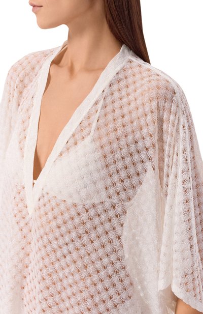 Туника из вискозы MISSONI белого цвета по цене 113000 руб., арт. MC26SQ00/BR014R, фото 5 Туника из вискозы MISSONI, арт. MC26SQ00/BR014R, фото 5