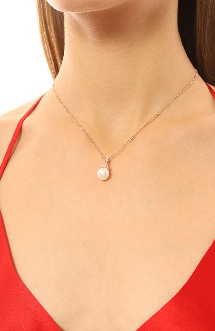 Женское кулон originally на цепочке SWAROVSKI золотого цвета, арт. 5669523 | Фото 2 (Нос: Не проставлено; Материал сплава: Проставлено; Материал: Металл, Кристаллы)