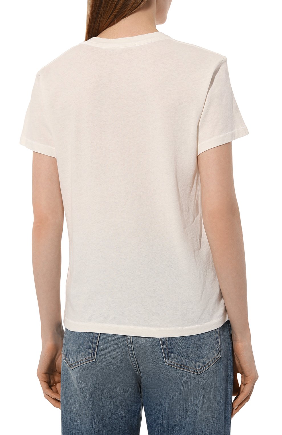 Хлопковая футболка SLVRLAKE, арт. TB0Y100PNATW, фото 4