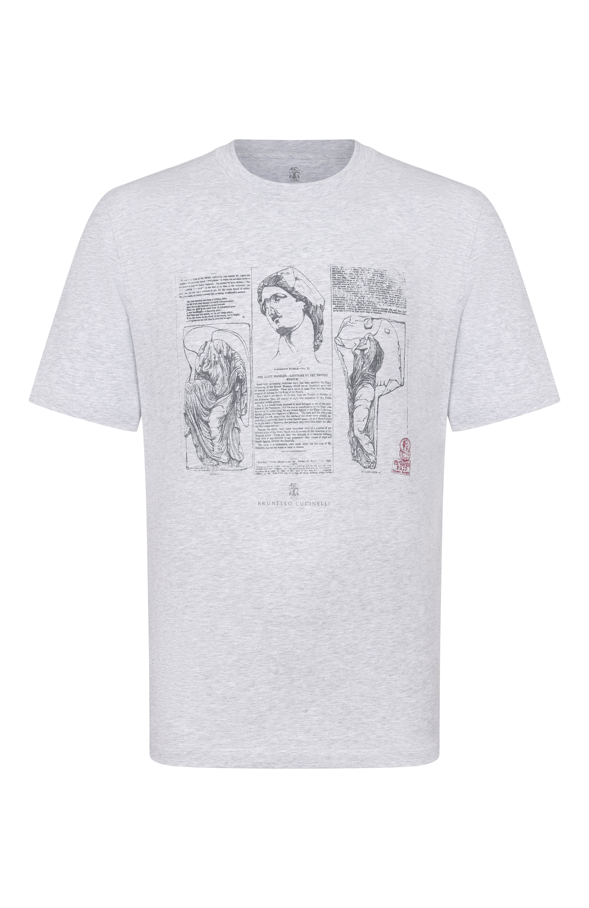 Хлопковая футболка BRUNELLO CUCINELLI, арт. M0B138517, фото 1