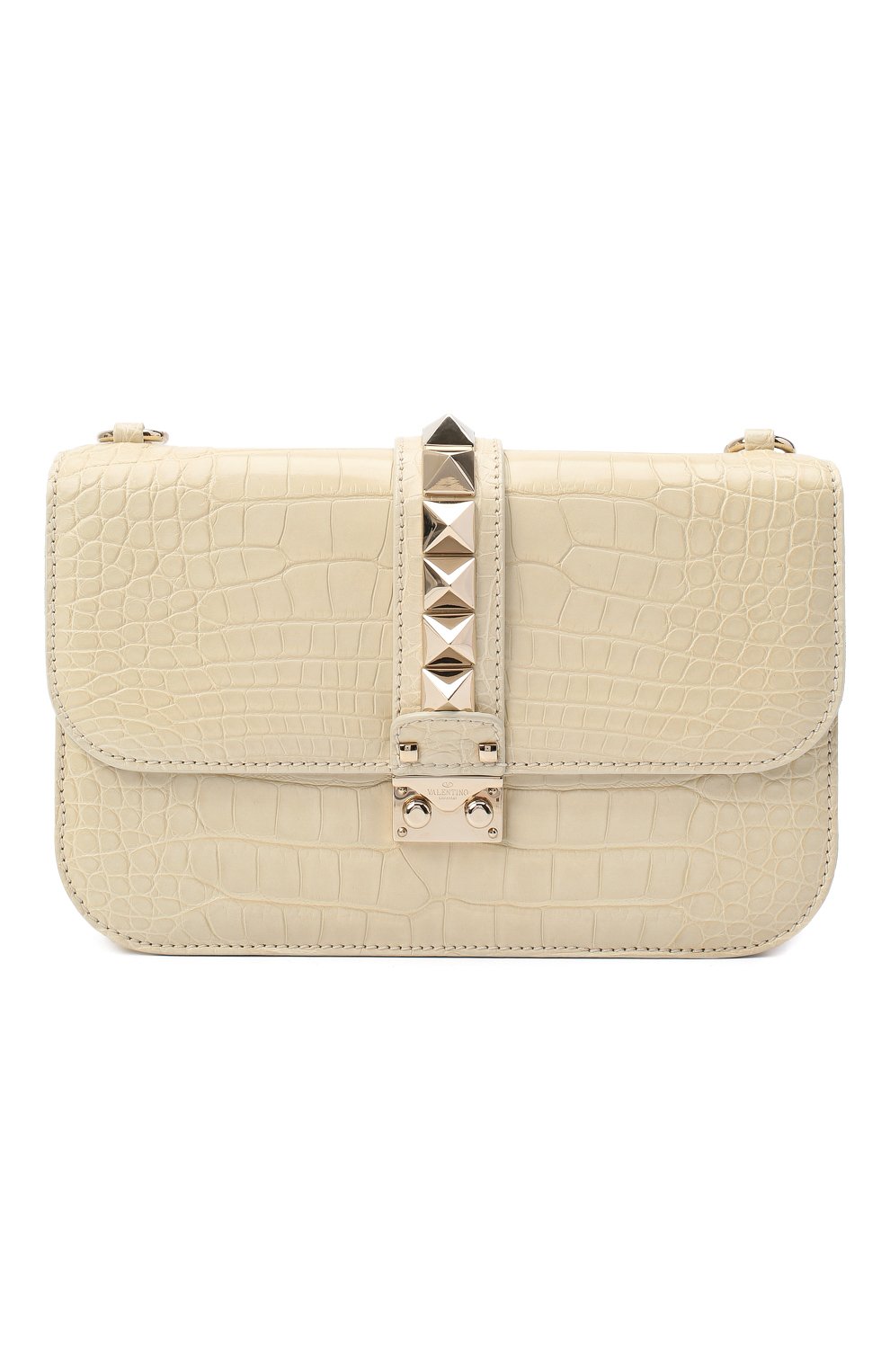 Сумка lock из кожи аллигатора VALENTINO, арт. PW2B0398/C0D, фото 1