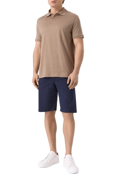 Поло из шелка и хлопка PAUL&SHARK, арт. 25411208, фото 2