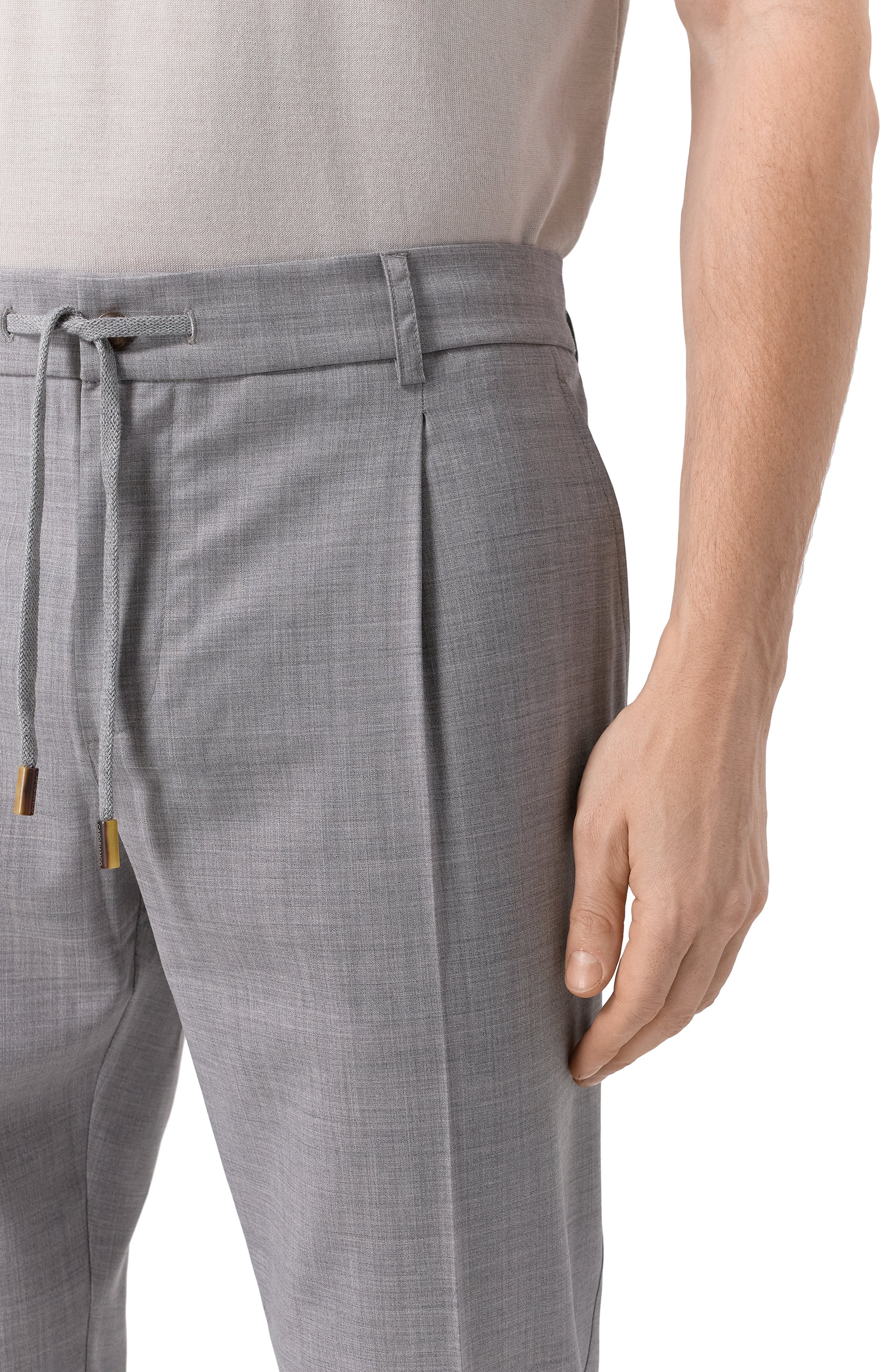 Шерстяные брюки CAPOBIANCO, арт. 18M805.UE00., фото 5