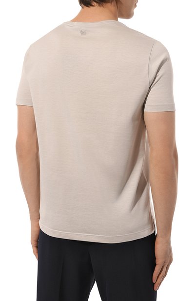 Футболка из шелка и хлопка COLOMBO, арт. TS00380/A00897, фото 4