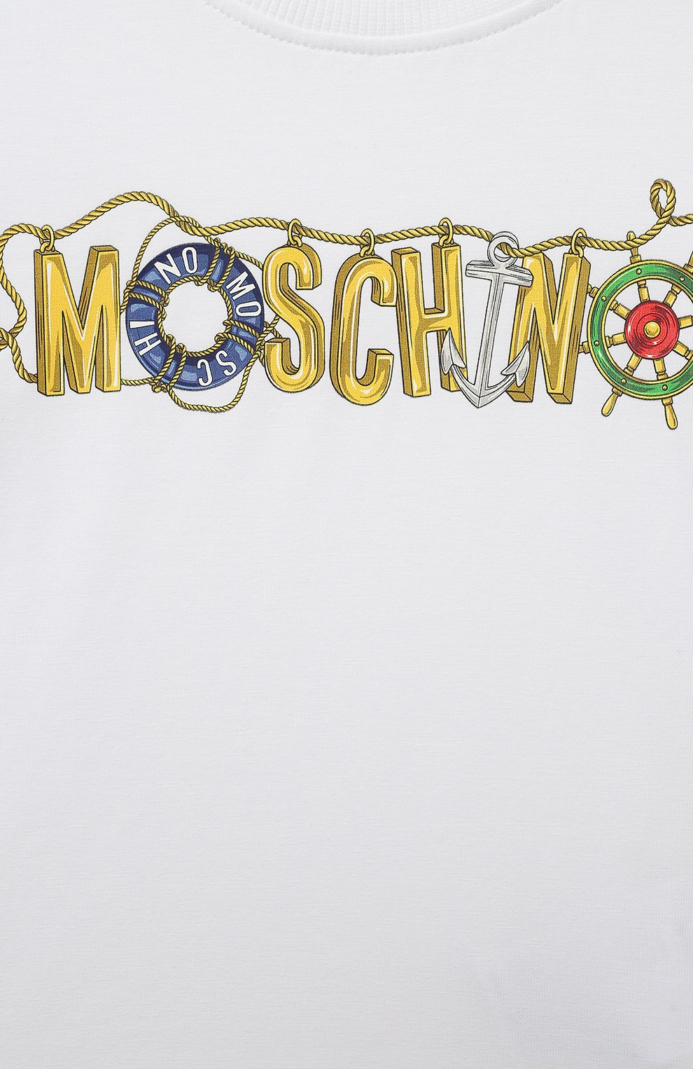 Хлопковая футболка MOSCHINO, арт. H2M042/LBA00/4-8, фото 3