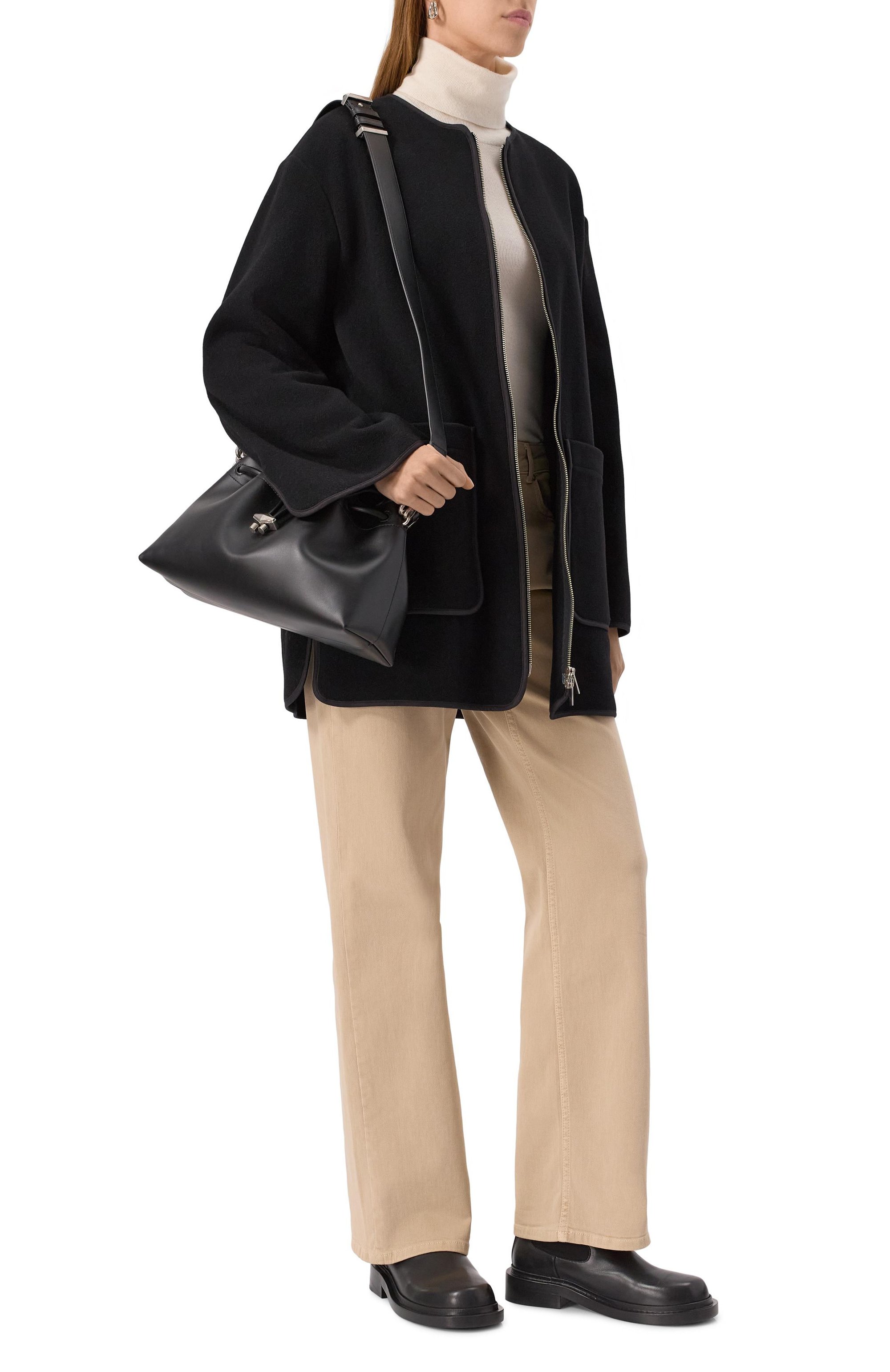 Сумка cinch medium JIMMY CHOO, арт. B0N B0N BCKT E/W/HUT, фото 7