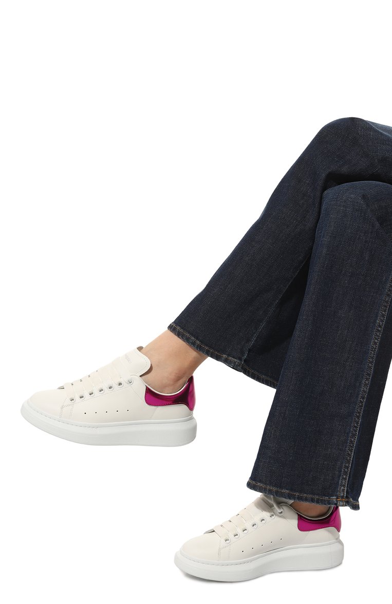 Кожаные кеды oversized ALEXANDER MCQUEEN, арт. 676702/WICGG9993, фото 1