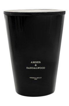 Свеча amber & sandalwood (3500g) CERERIA MOLLA 1899 бесцветного цвета, арт. 8424405050026 | Фото 1 (Региональные ограничения белый список (Axapta Mercury): Не проставлено; Нос: Не проставлено; Ограничения доставки: flammable)