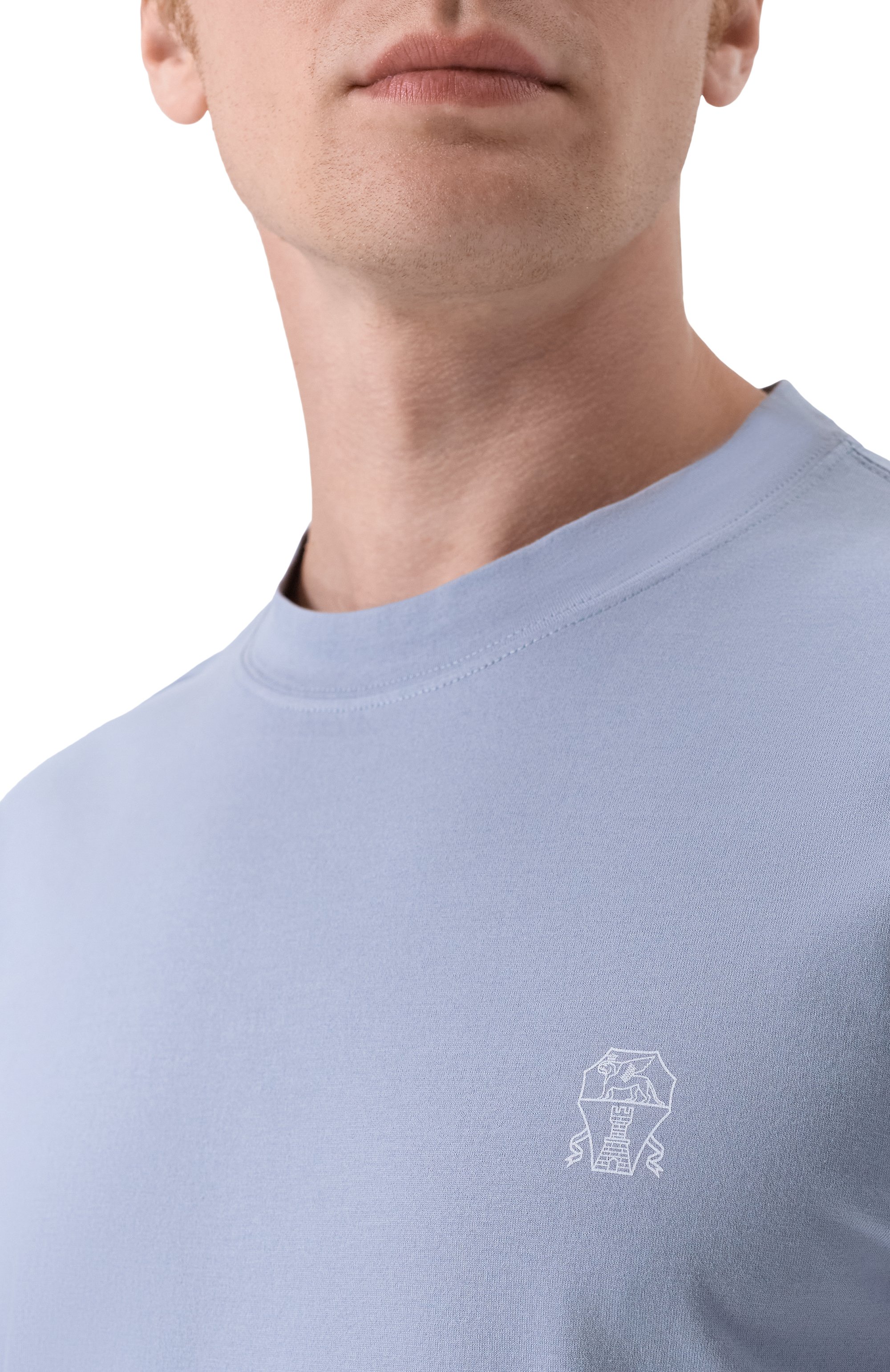 Хлопковая футболка BRUNELLO CUCINELLI, арт. M0B138440, фото 5