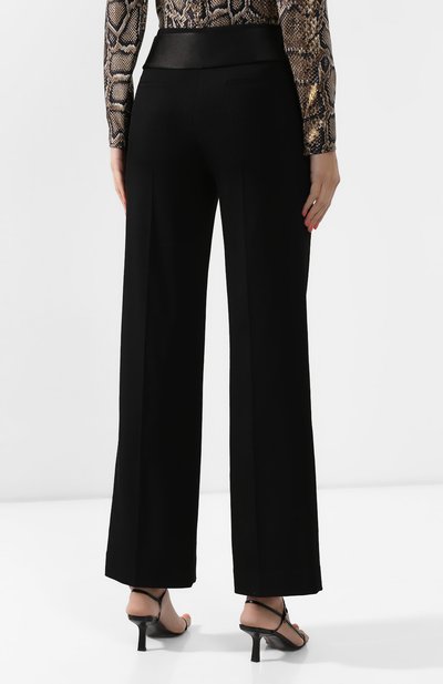 Шерстяные брюки VICTORIA BECKHAM черного цвета по цене 67900 руб., арт. TR TUX 21009B, фото 4 Шерстяные брюки VICTORIA BECKHAM, арт. TR TUX 21009B, фото 4