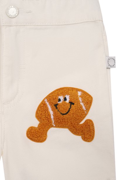 Джинсовые шорты STELLA MCCARTNEY кремового цвета по цене 10900 руб., арт. TY6649, фото 3 Джинсовые шорты STELLA MCCARTNEY, арт. TY6649, фото 3