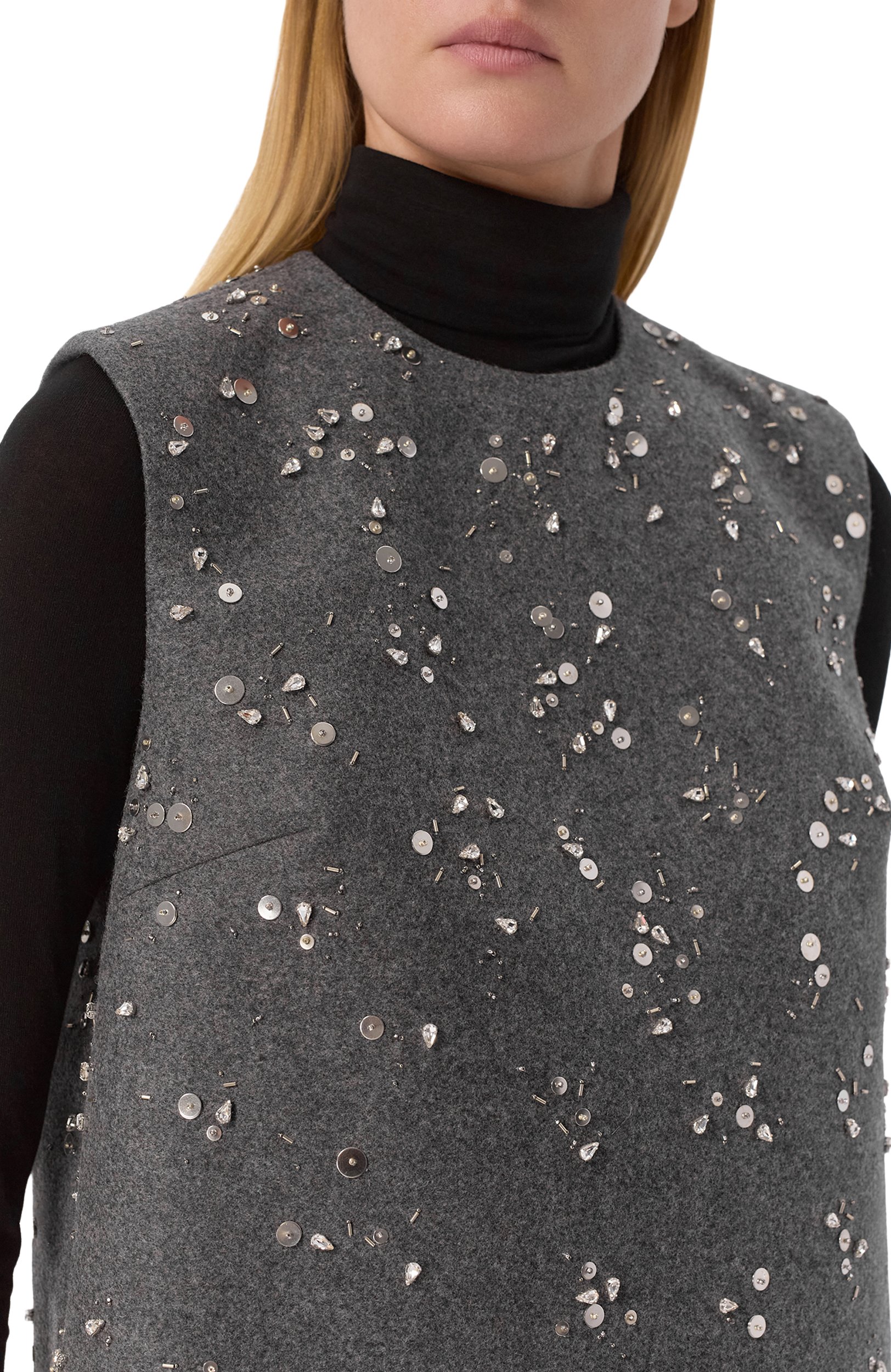 Шерстяное платье JIL SANDER, арт. J02CT0708/J40380, фото 4