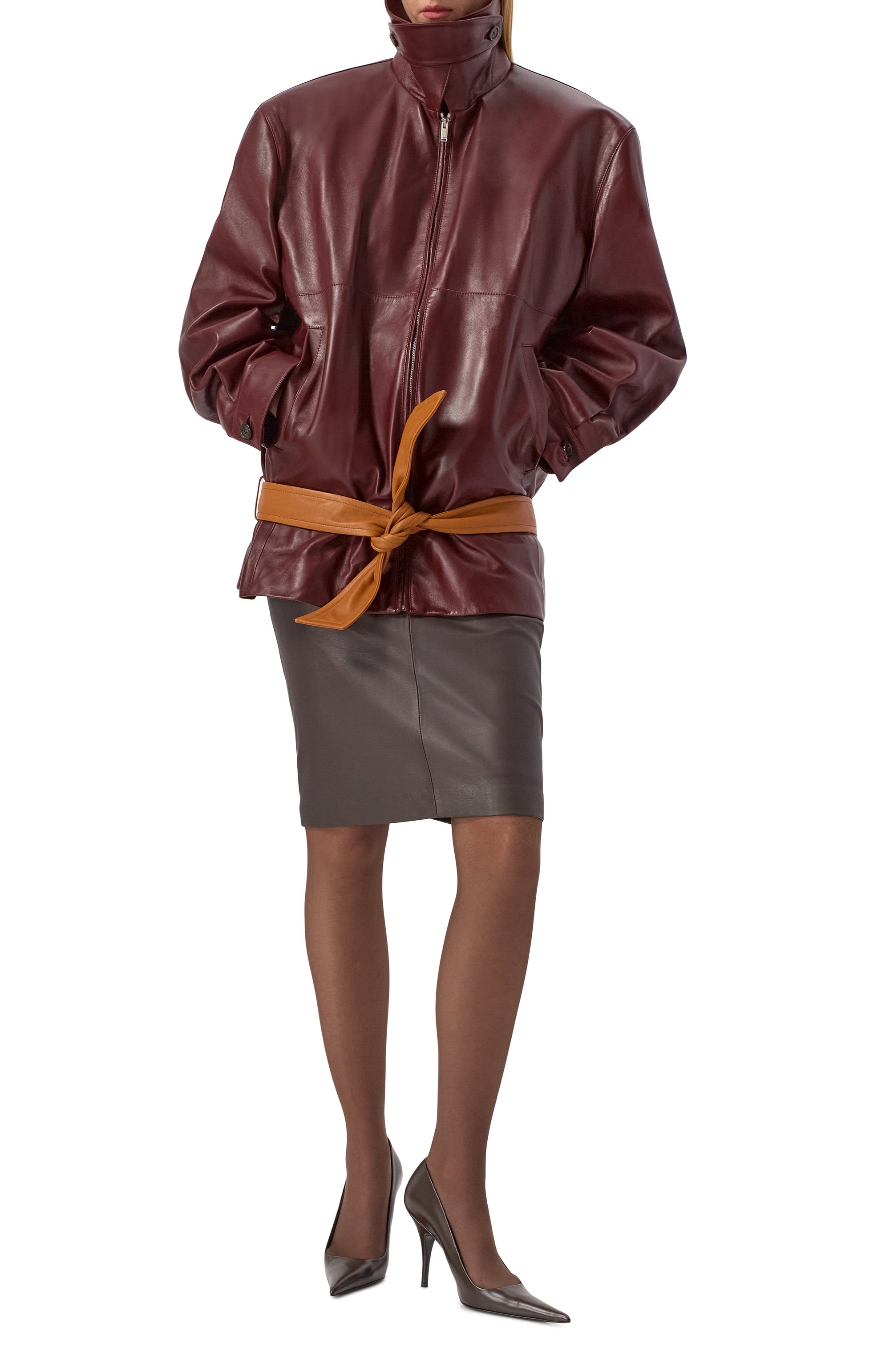 Кожаная куртка SAINT LAURENT, арт. 850082/YCTP2, фото 2