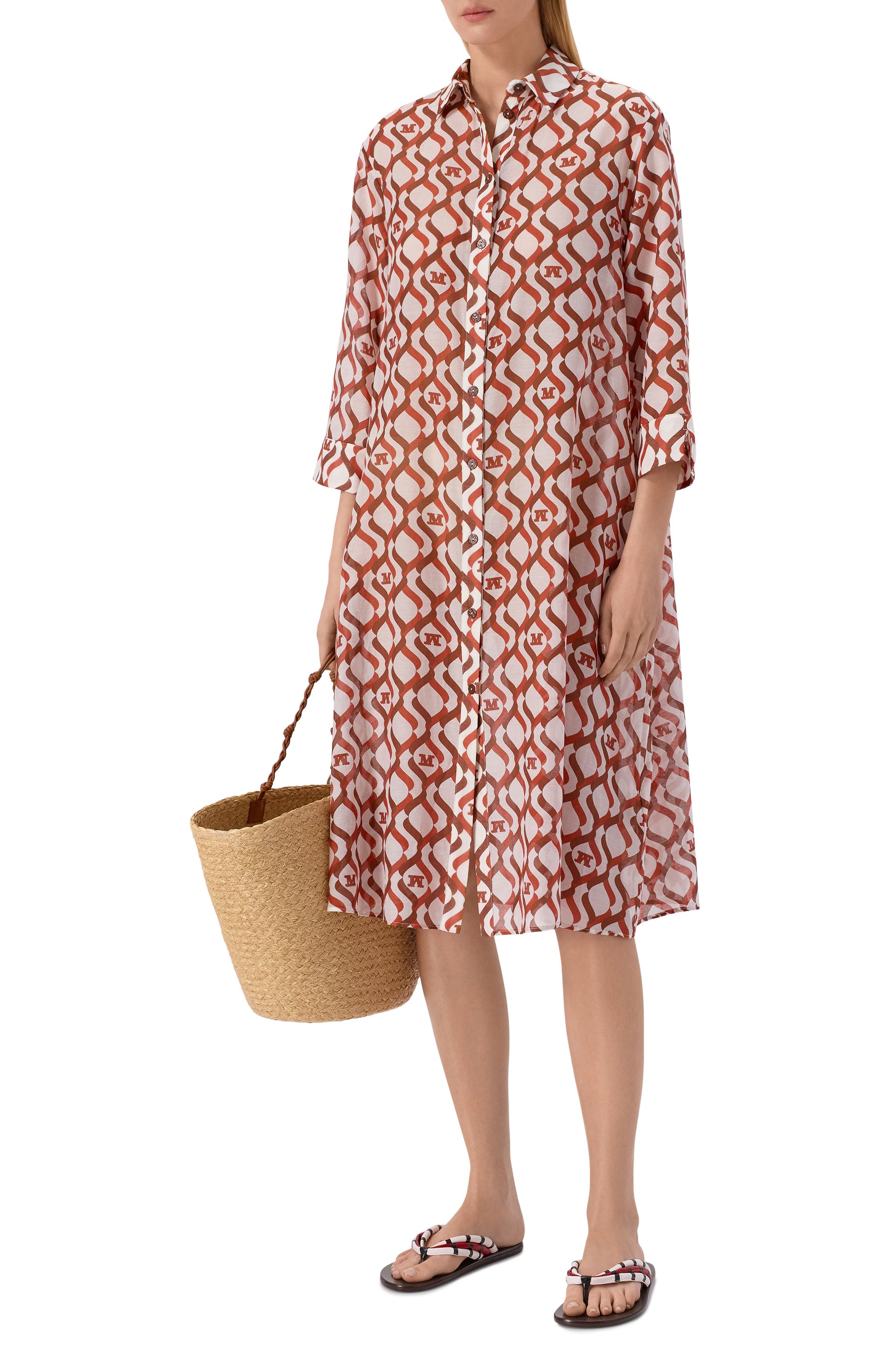 Туника из хлопка и шелка MAX MARA, арт. BCHSTEPPA 261622106, фото 2