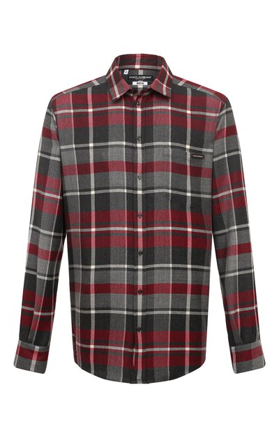 Шерстяная рубашка DOLCE & GABBANA, арт. G5JZ9T/FQ2G6, фото 1