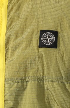 Мужская куртка STONE ISLAND желтого цвета, арт. 721544135 | Фото 5 (Кро�сс-КТ: Куртка, Ветровка; Рукава: Длинные; Материал внешний: Синтетический материал; Материал сплава: Проставлено; Материал подклада: Синтетический материал; Мужское Кросс-КТ: Верхняя одежда; Драгоценные камни: Проставлено; Длина (верхняя одежда): Короткие)