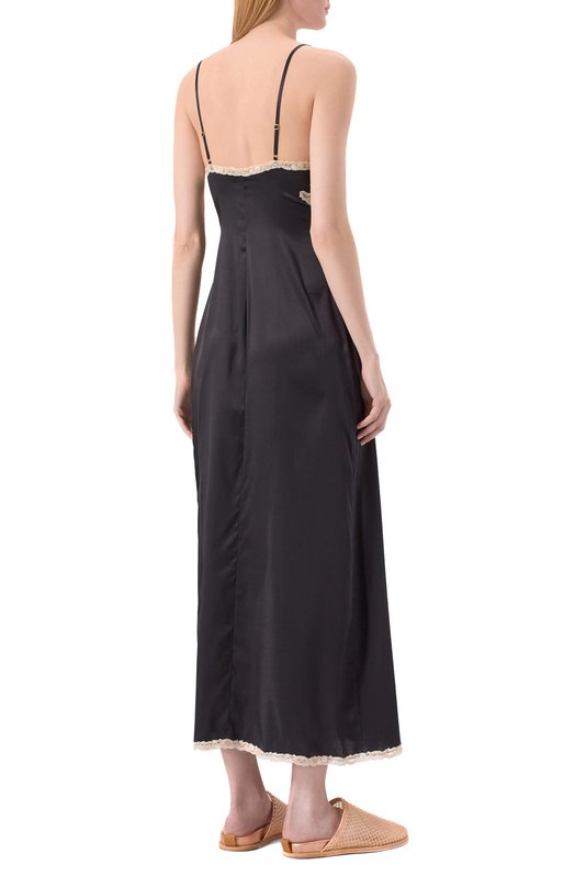 Шелковая сорочка C.alla 322 Чёрный  322 Фото 4