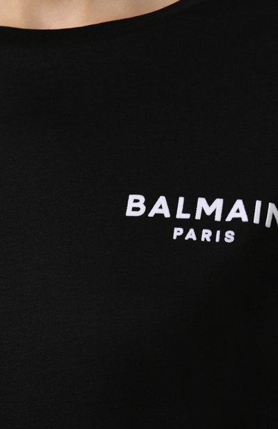 Хлопковая футболка BALMAIN, арт. TF11351/I382, фото 5