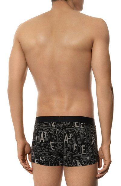 Хлопковые боксеры EMPORIO ARMANI темно-серого цвета по цене 4155 руб., арт. 111389/4R506, фото 3 Хлопковые боксеры EMPORIO ARMANI, арт. 111389/4R506, фото 3