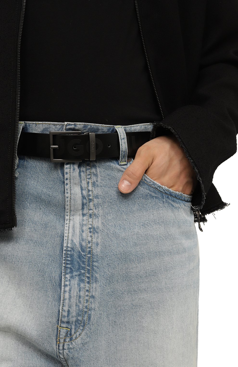 Кожаный ремень HUGO, арт. 50496780, фото 2