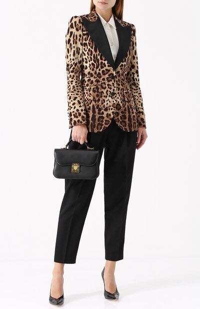 Приталенный жакет с леопардовым принтом DOLCE & GABBANA леопардового цвета по цене 315000 руб., арт. 0102/F29Z8T/FSADD, фото 2 Приталенный жакет с леопардовым принтом DOLCE & GABBANA, арт. 0102/F29Z8T/FSADD, фото 2