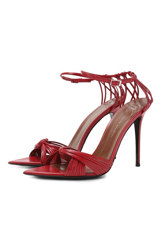 Кожаные босоножки Intrigo 105 Giuseppe Zanotti Design E500041 Красный E500041