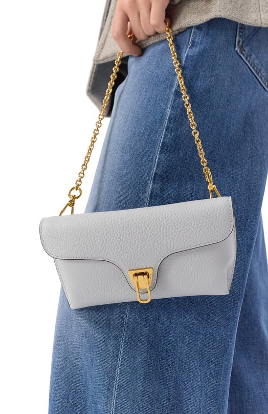 Сумка Double Beat small Coccinelle E1 T8A 18 02 01 Серый  E1 T8A 18 02 01 Фото 8