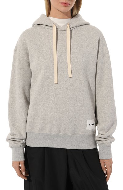 Хлопковое худи JIL SANDER, арт. J40GU0104/J20010, фото 3
