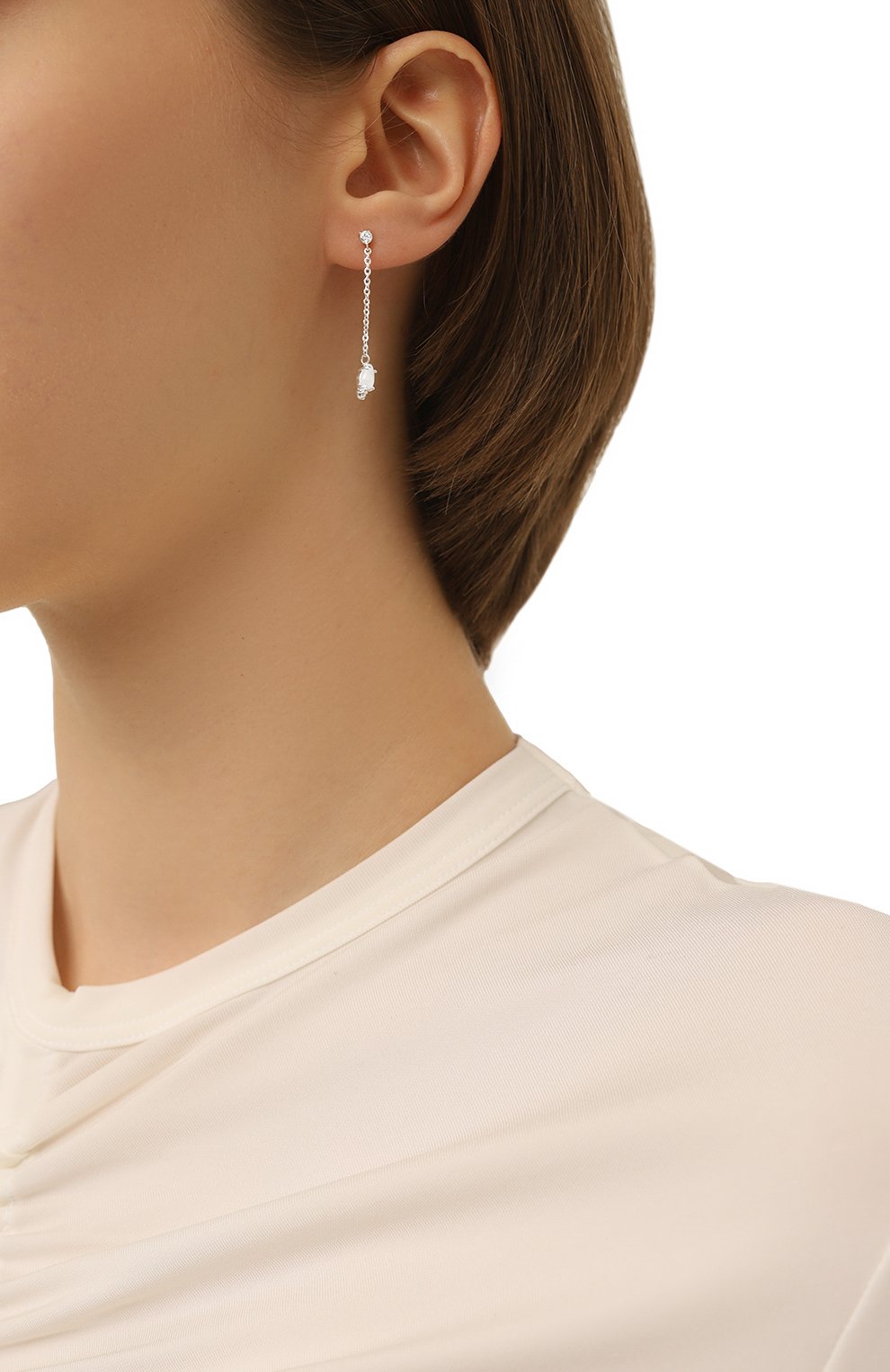 Серьги water с лунными камнями MOONKA, арт. wt-er-mns, фото 2