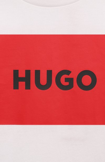 Хлопковая футболка HUGO, арт. G00006, фото 3