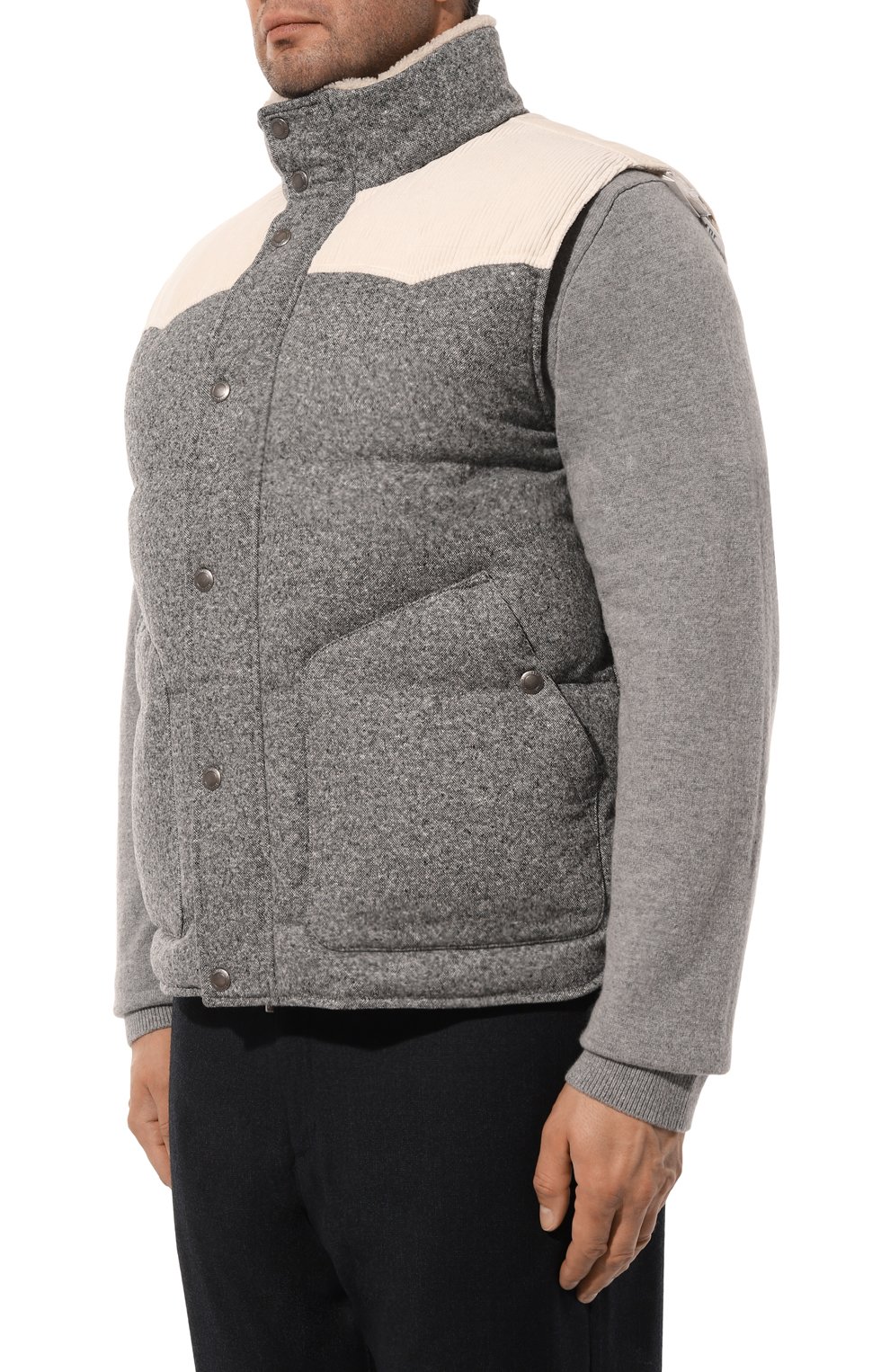 Пуховый жилет BRUNELLO CUCINELLI, арт. MQ4651942, фото 3