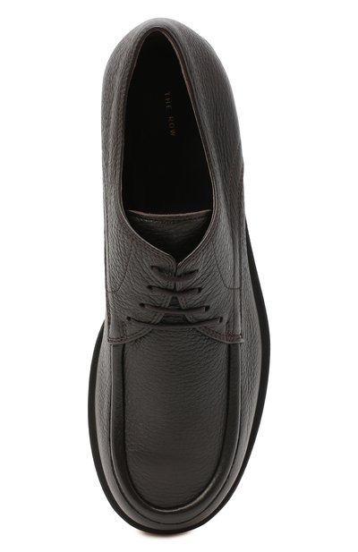 Кожаные дерби honore THE ROW темно-коричневого цвета по цене 130500 руб., арт. F1172-L23, фото 5 Кожаные дерби honore THE ROW, арт. F1172-L23, фото 5