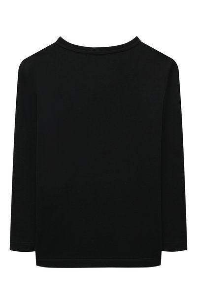 Хлопковый лонгслив EMPORIO ARMANI темно-синего цвета по цене 8995 руб., арт. 6L4TJ6/4J5WZ, фото 2 Хлопковый лонгслив EMPORIO ARMANI, арт. 6L4TJ6/4J5WZ, фото 2