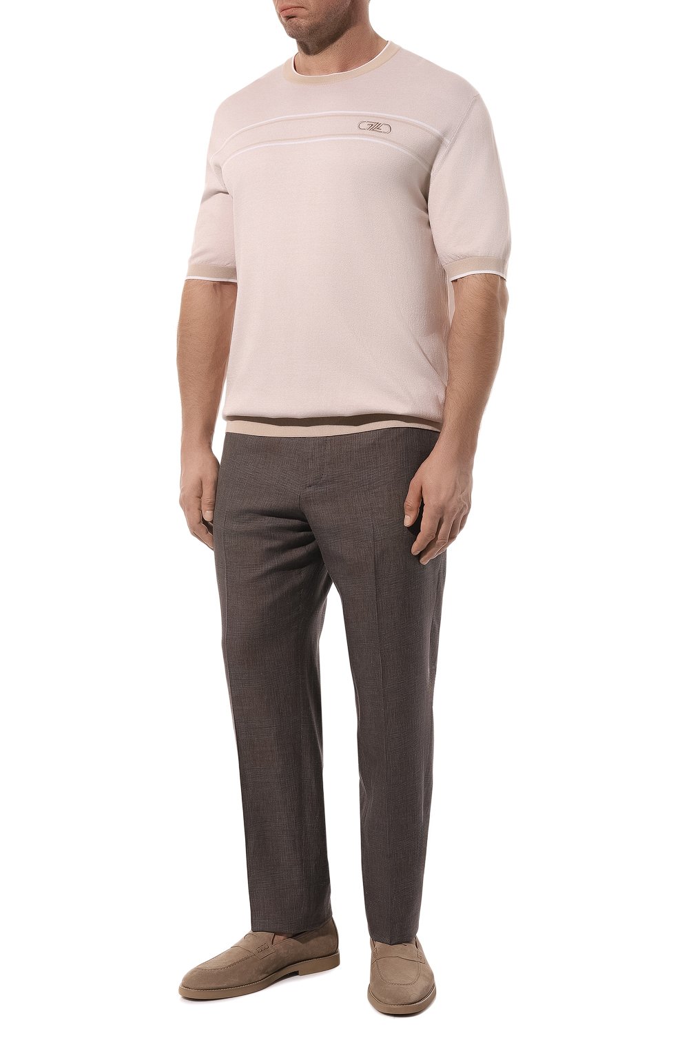 Брюки из шерсти и льна ZEGNA, арт. 749F09A7/75TB12, фото 2