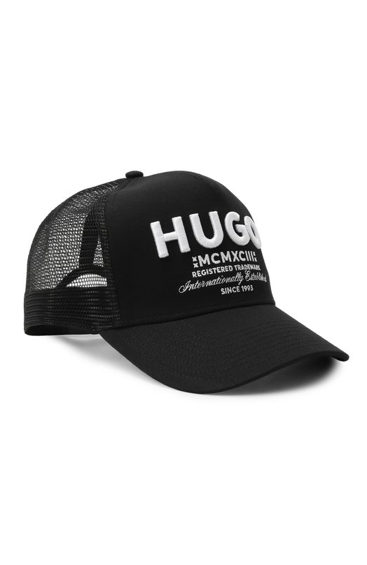 Хлопковая бейсболка HUGO Blue 50533416 Чёрный 50533416