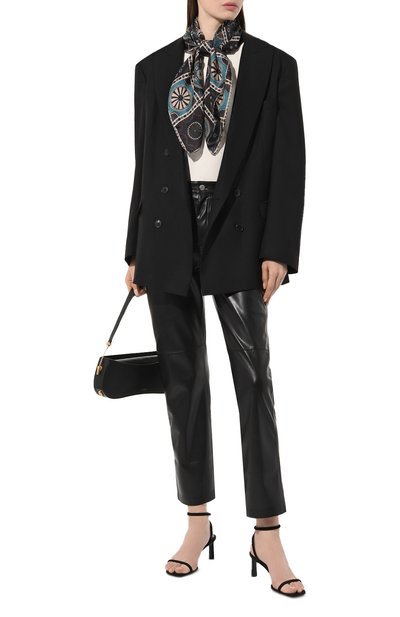 Шелковый платок византийский орнамент GOURJI, арт. T21VISBL7R/1, фото 2