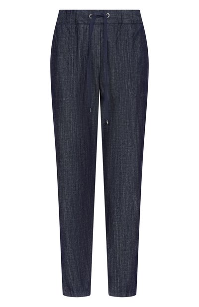 Женские хлопковые брюки LORENA ANTONIAZZI, арт. P2648PA80D/9955