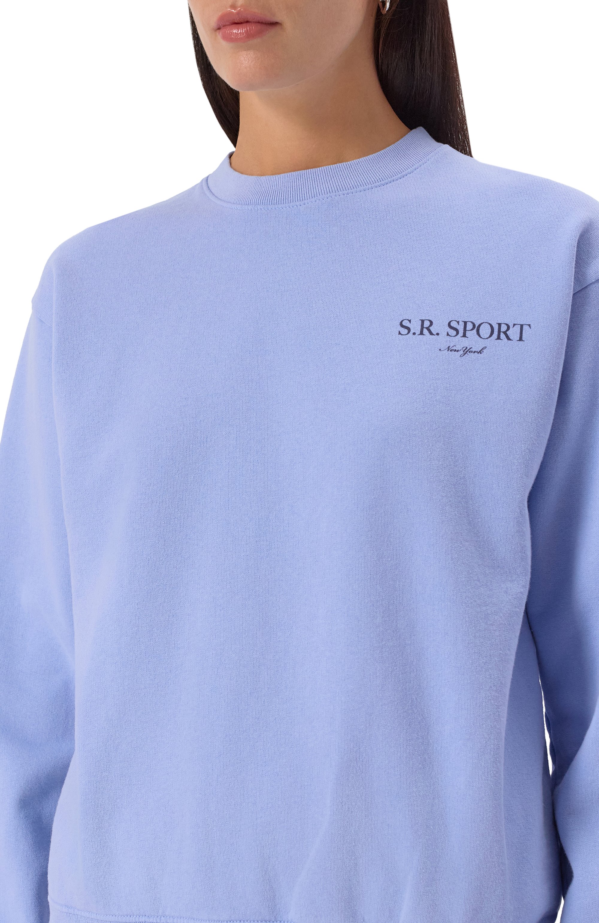 Хлопковый свитшот SPORTY AND RICH, арт. ST071612201BL59, фото 9