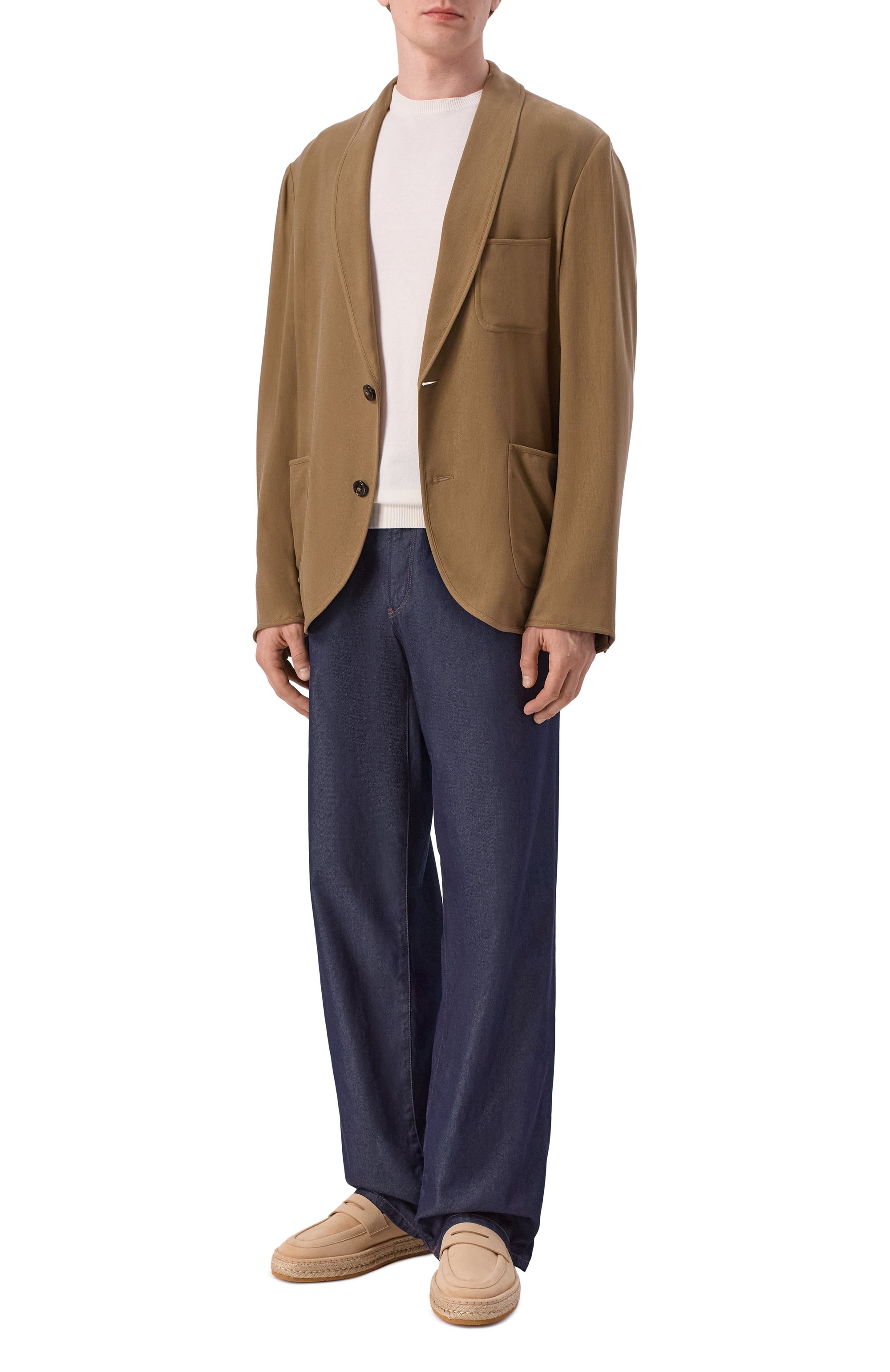 Замшевые лоферы GIORGIO ARMANI, арт. X2A408/XF686, фото 2