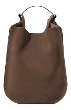 Женская сумка helene large REE PROJECTS коричневого цвета, арт. AW22/HELE1SCSUE | Фото 1 (Материал: Натуральная кожа; Ремень/цепочка: На ремешке; Сумки-технические: Сумки-шопперы; Размер: large; Драгоценные камни: Проставлено; Материал сплава: Проставлено)