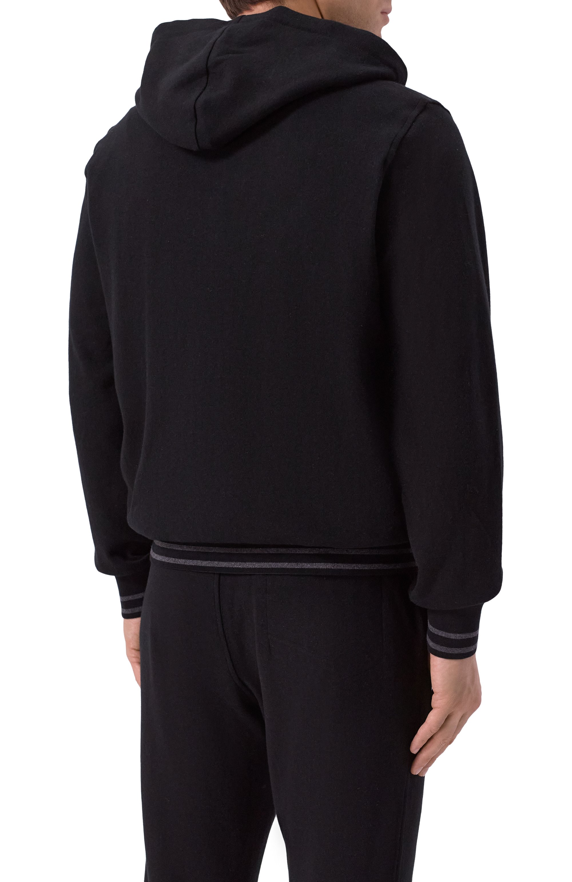 Толстовка из хлопка и кашемира CAPOBIANCO, арт. 19M405.LB00., фото 4