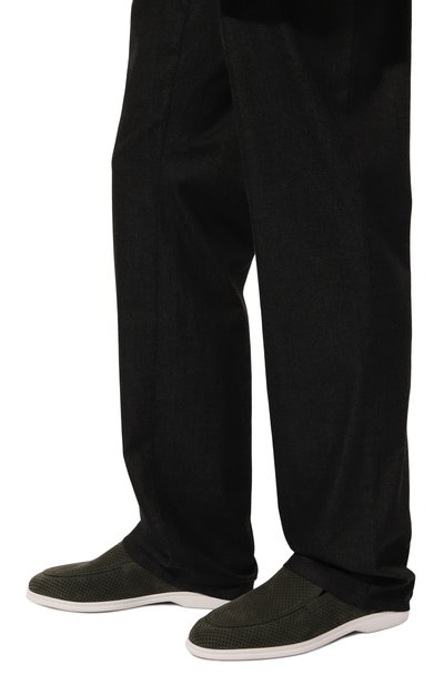 Замшевые лоферы ZILLI, арт. H0090AM1003VRUL01, фото 3