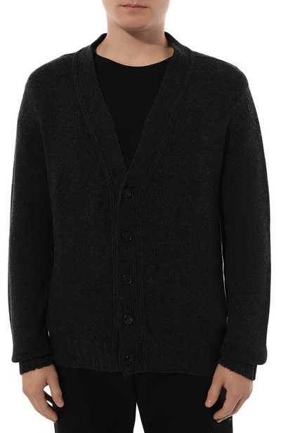 Кардиган из шерсти и вискозы PALM ANGELS, арт. PMHB032F24KNI001, фото 3