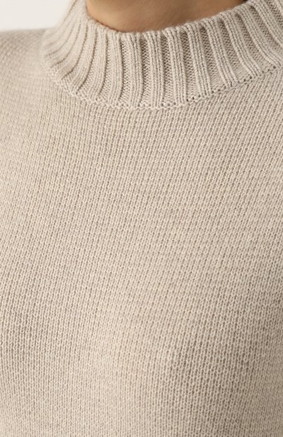 Удлиненный кашемировый свитер с высокими разрезами LE KASHA, арт. BELIZE0, фото 5